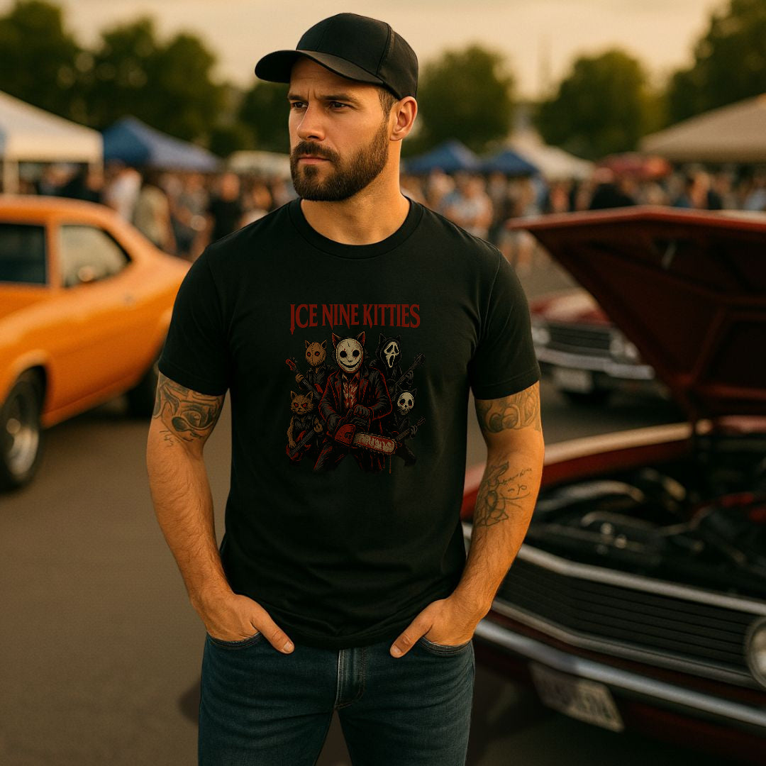 Ice Nine Kitties T-skjorte – American Nightmare Edition