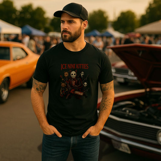 Ice Nine Kitties T-skjorte – American Nightmare Edition