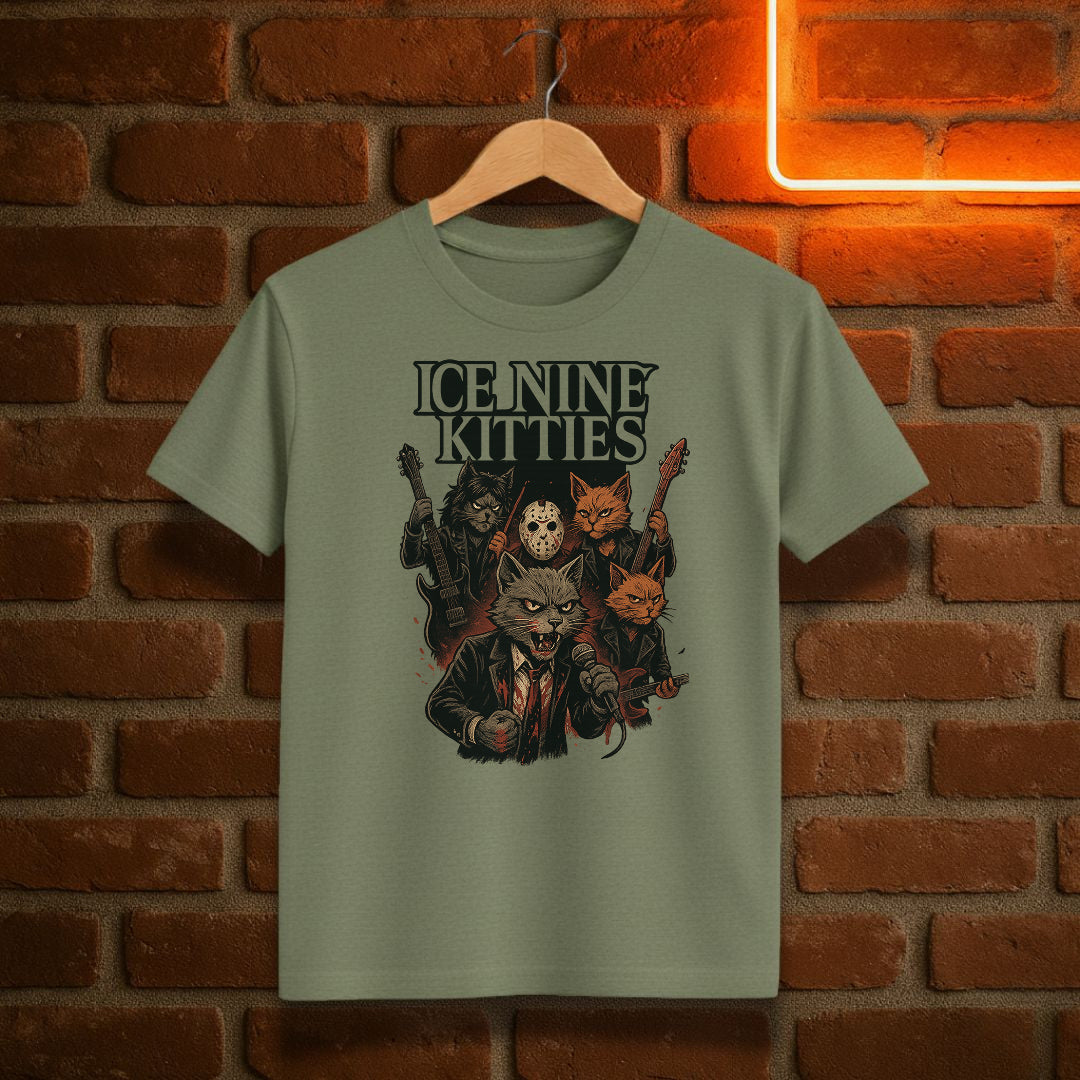 Ice Nine Kitties T-skjorte – Ice Nine Kills Cat Tribute