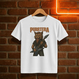 Hvit Purrtera t-skjorte