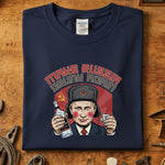 Make Russia drunk again t-skjorte med humoristisk design og komfortabel passform