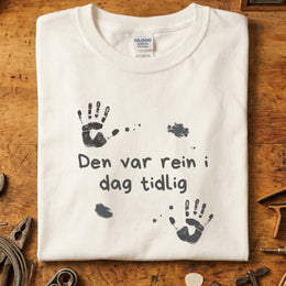 Morsom Mekaniker T-skjorte: 