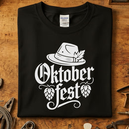 Oktoberfest T-skjorte – Klassisk Ølfestival Design