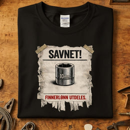 Savnet 10mm pipe T-skjorte