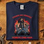 Screaming Since Soundcheck T-Skjorte med rockende karakter og trykk, inspirert av musikk og feststemning.