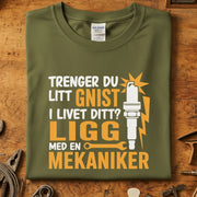Trenger du litt gnist i livet ditt? - Mekaniker T-skjorte