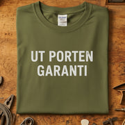 Ut porten garanti T-skjorte for mekanikere