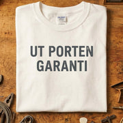 Ut porten garanti T-skjorte for mekanikere