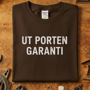 Ut porten garanti T-skjorte for mekanikere